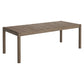 Eleni 89-Inch Outdoor Patio Teak Wood Dining Table by Modway EEI-7562