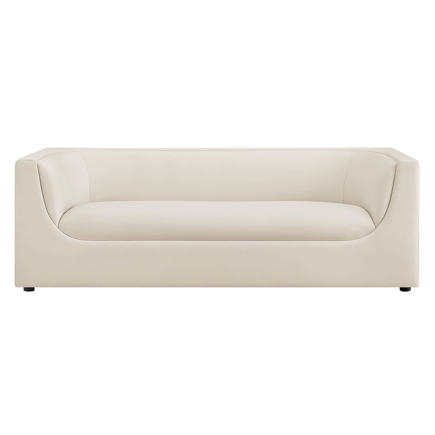 Hilda 86" Curved Back Performance Velvet Sofa by Modway EEI-7564
