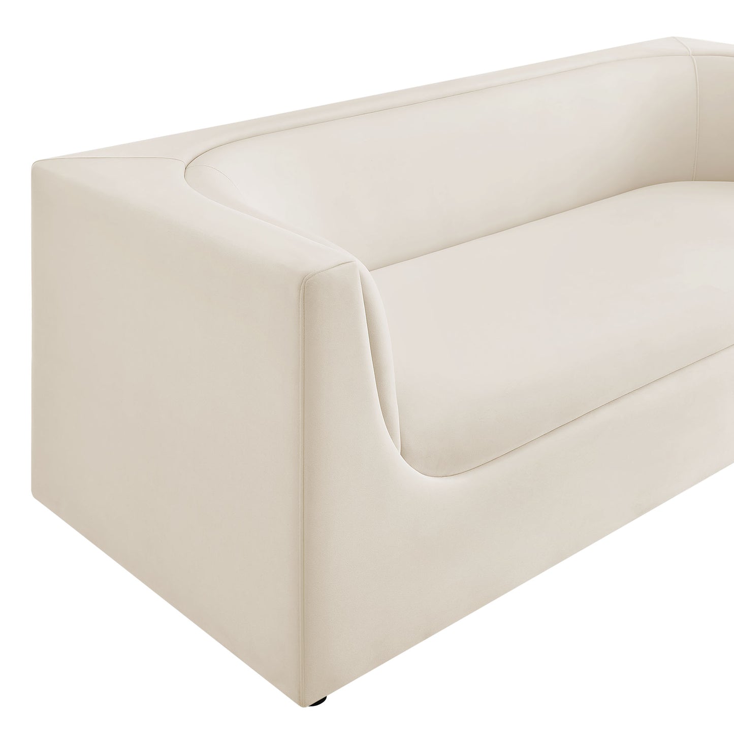 Hilda 86" Curved Back Performance Velvet Sofa by Modway EEI-7564