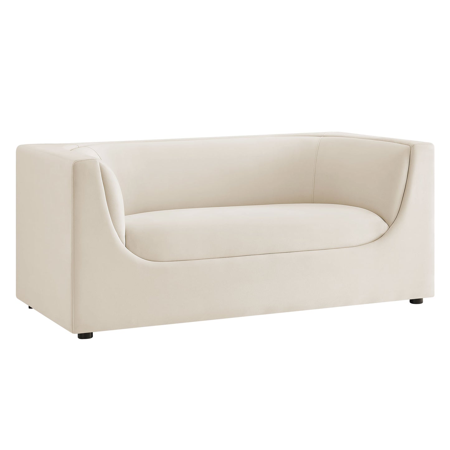Hilda 67" Curved Back Performance Velvet Loveseat by Modway EEI-7565
