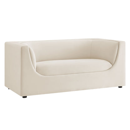 Hilda 67" Curved Back Performance Velvet Loveseat by Modway EEI-7565