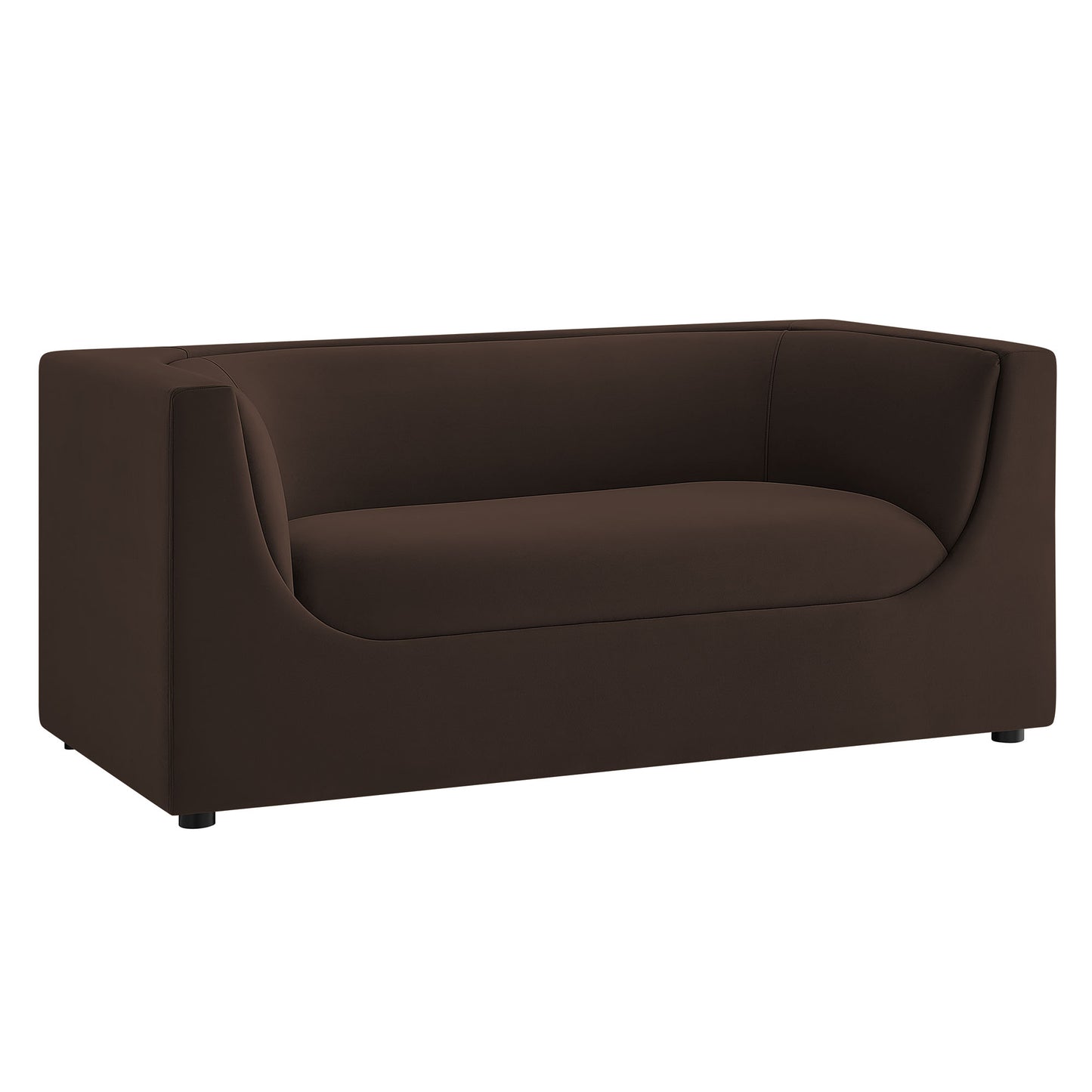 Hilda 67" Curved Back Performance Velvet Loveseat by Modway EEI-7565
