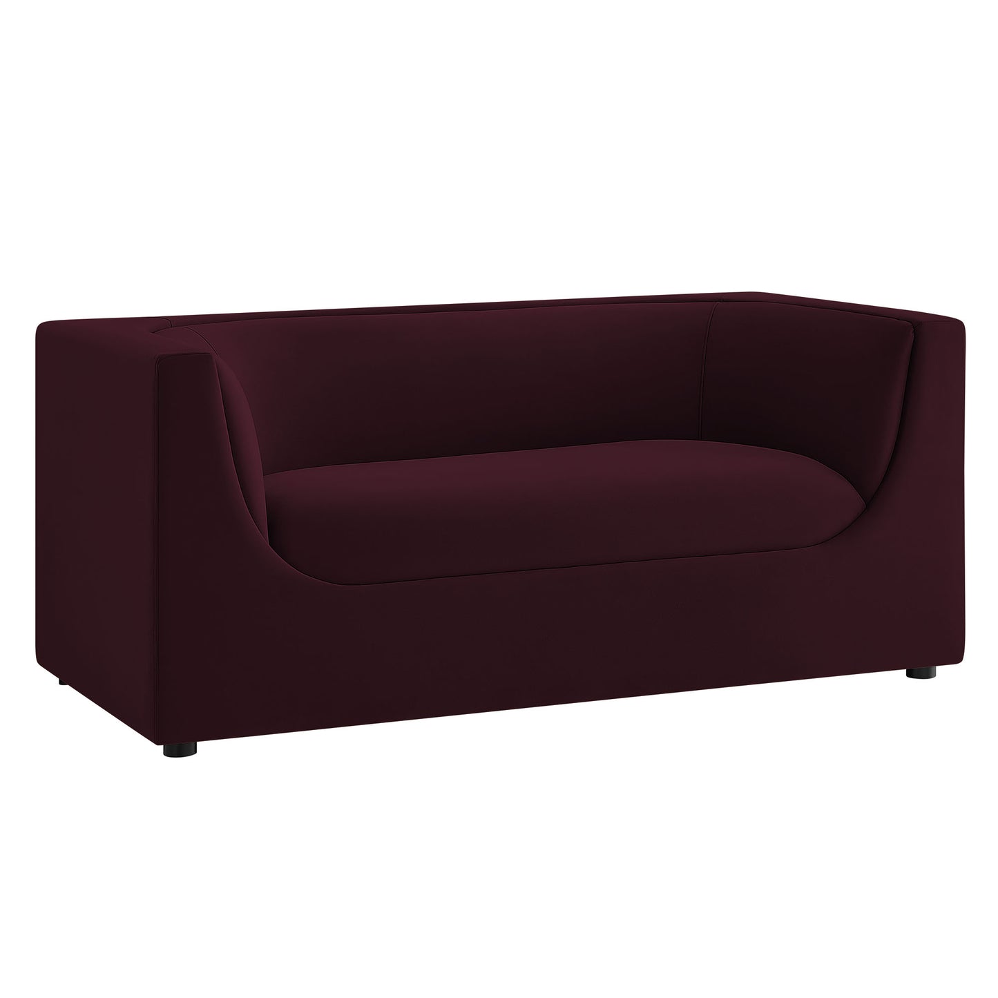 Hilda 67" Curved Back Performance Velvet Loveseat by Modway EEI-7565