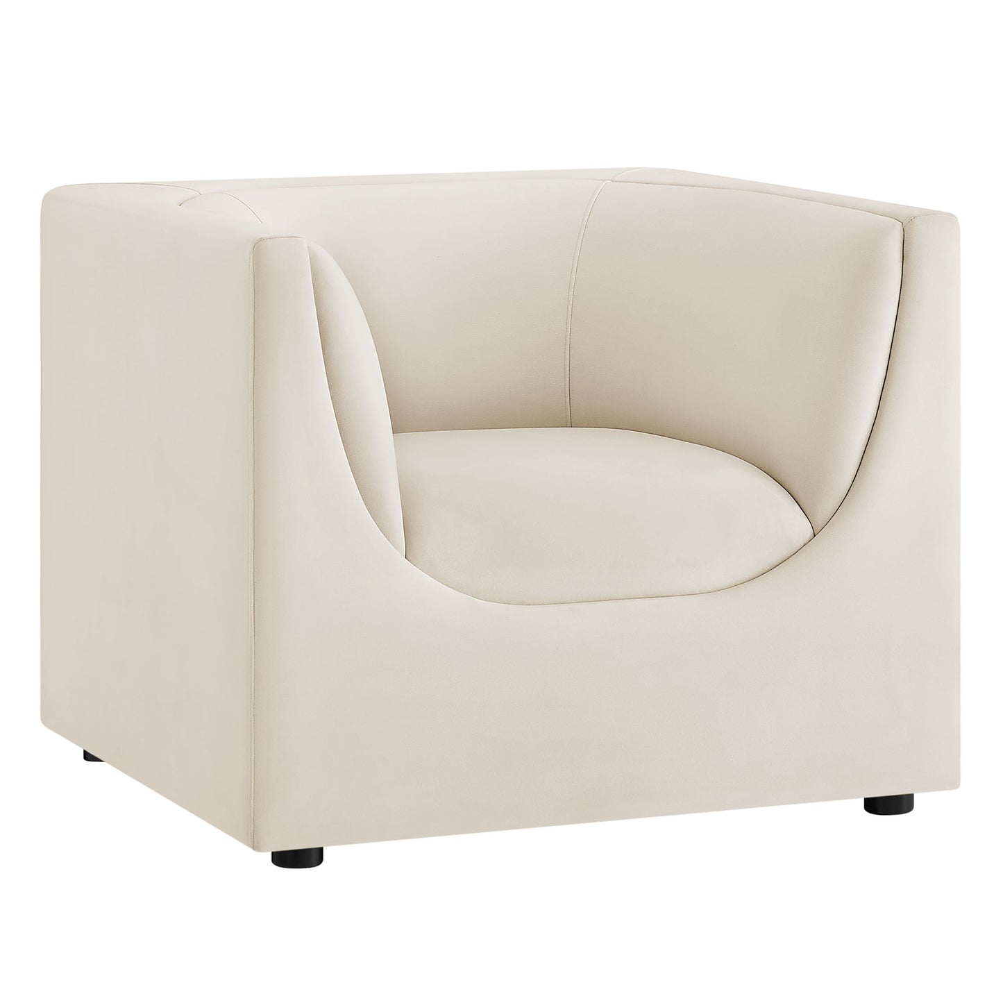 Hilda Curved Back Performance Velvet Armchair by Modway EEI-7566