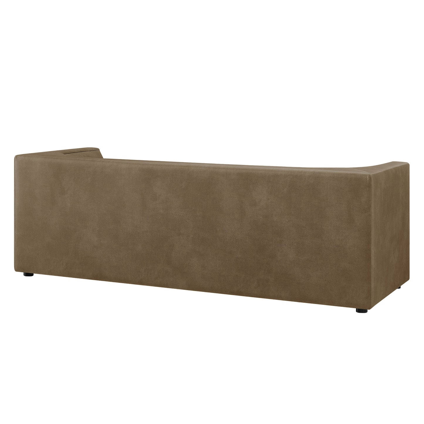 Hilda 86" Curved Back Vegan Leather Sofa by Modway EEI-7567