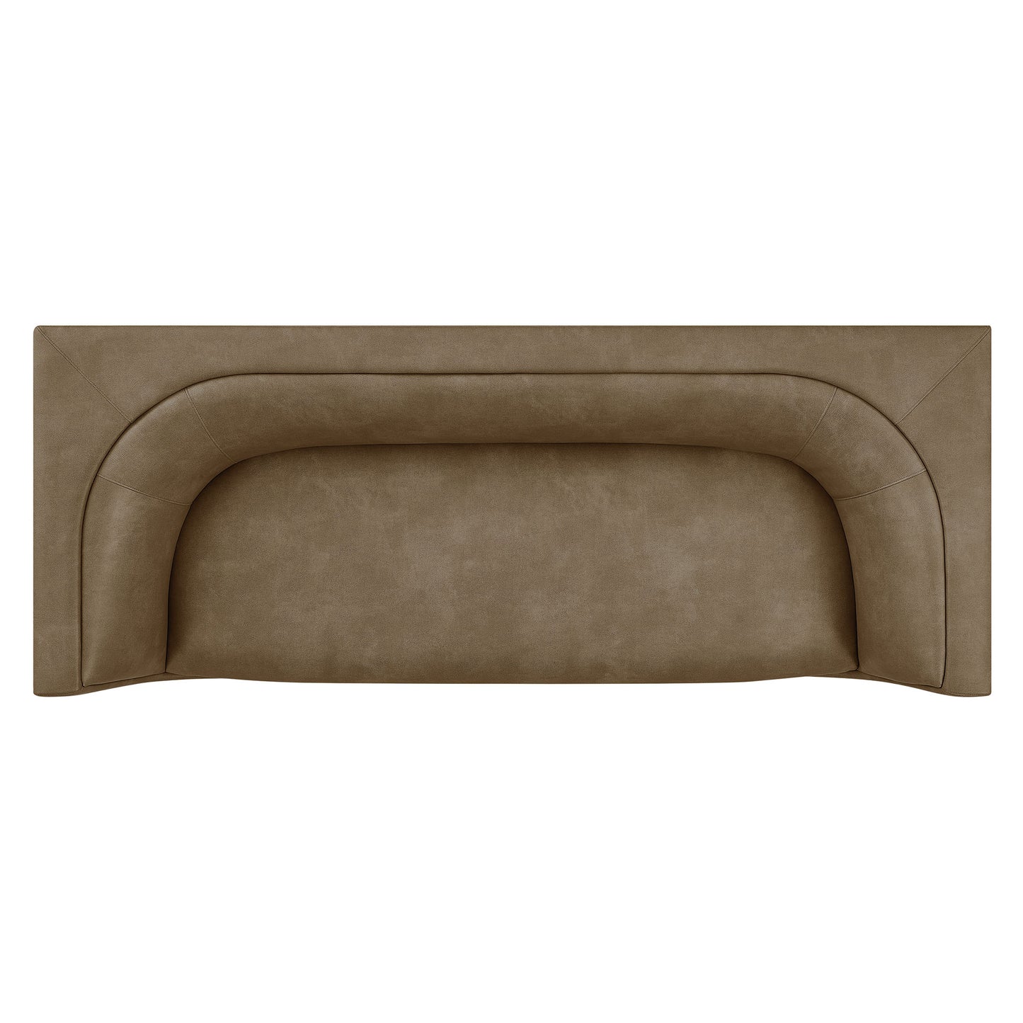 Hilda 86" Curved Back Vegan Leather Sofa by Modway EEI-7567