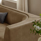 Hilda 86" Curved Back Vegan Leather Sofa by Modway EEI-7567