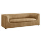 Hilda 86" Curved Back Vegan Leather Sofa by Modway EEI-7567
