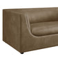Hilda 67" Curved Back Vegan Leather Loveseat by Modway EEI-7568