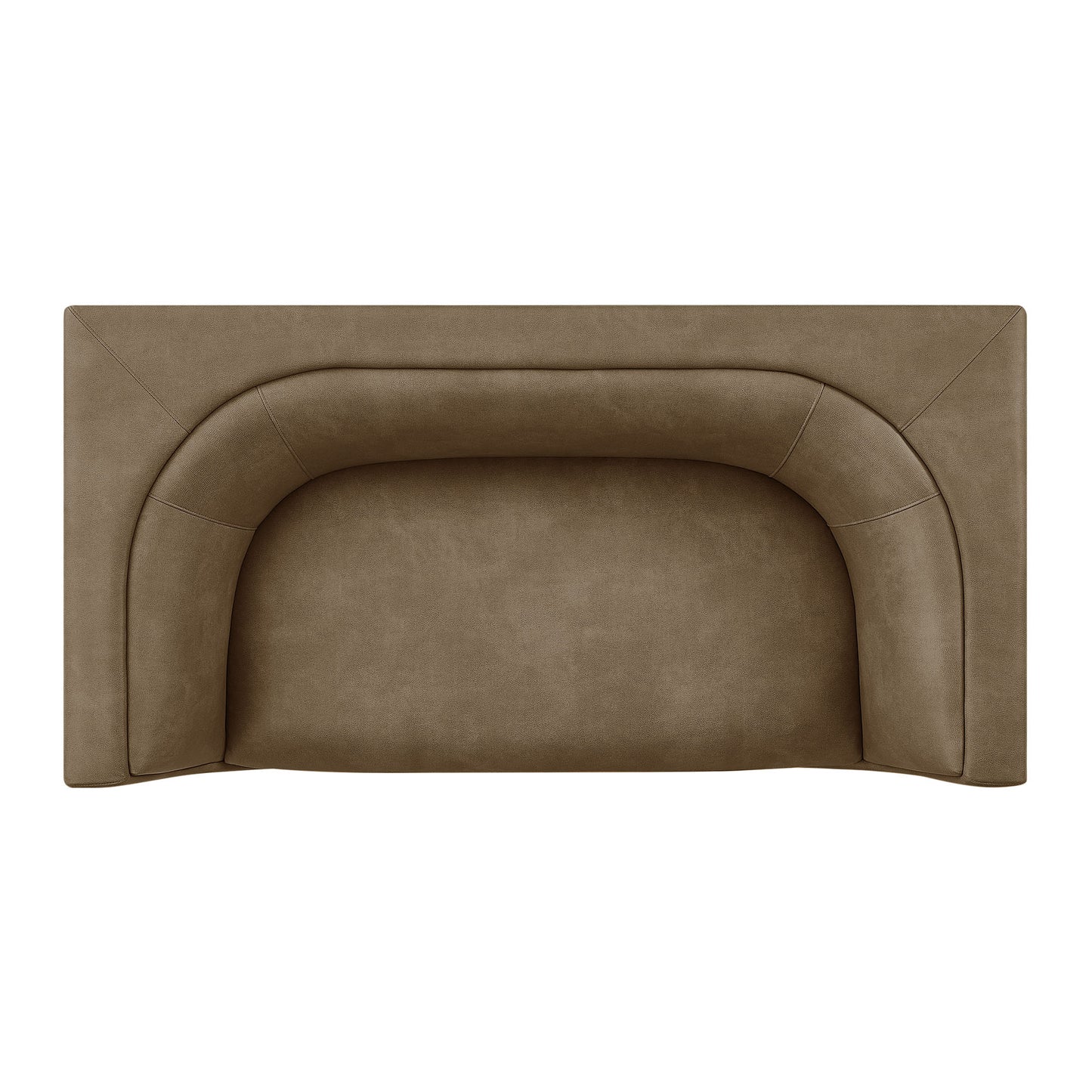 Hilda 67" Curved Back Vegan Leather Loveseat by Modway EEI-7568