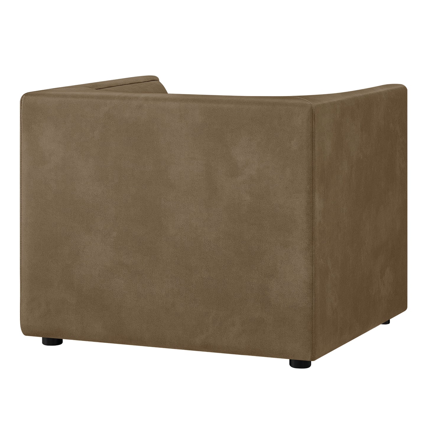 Hilda Curved Back Vegan Leather Armchair by Modway EEI-7569