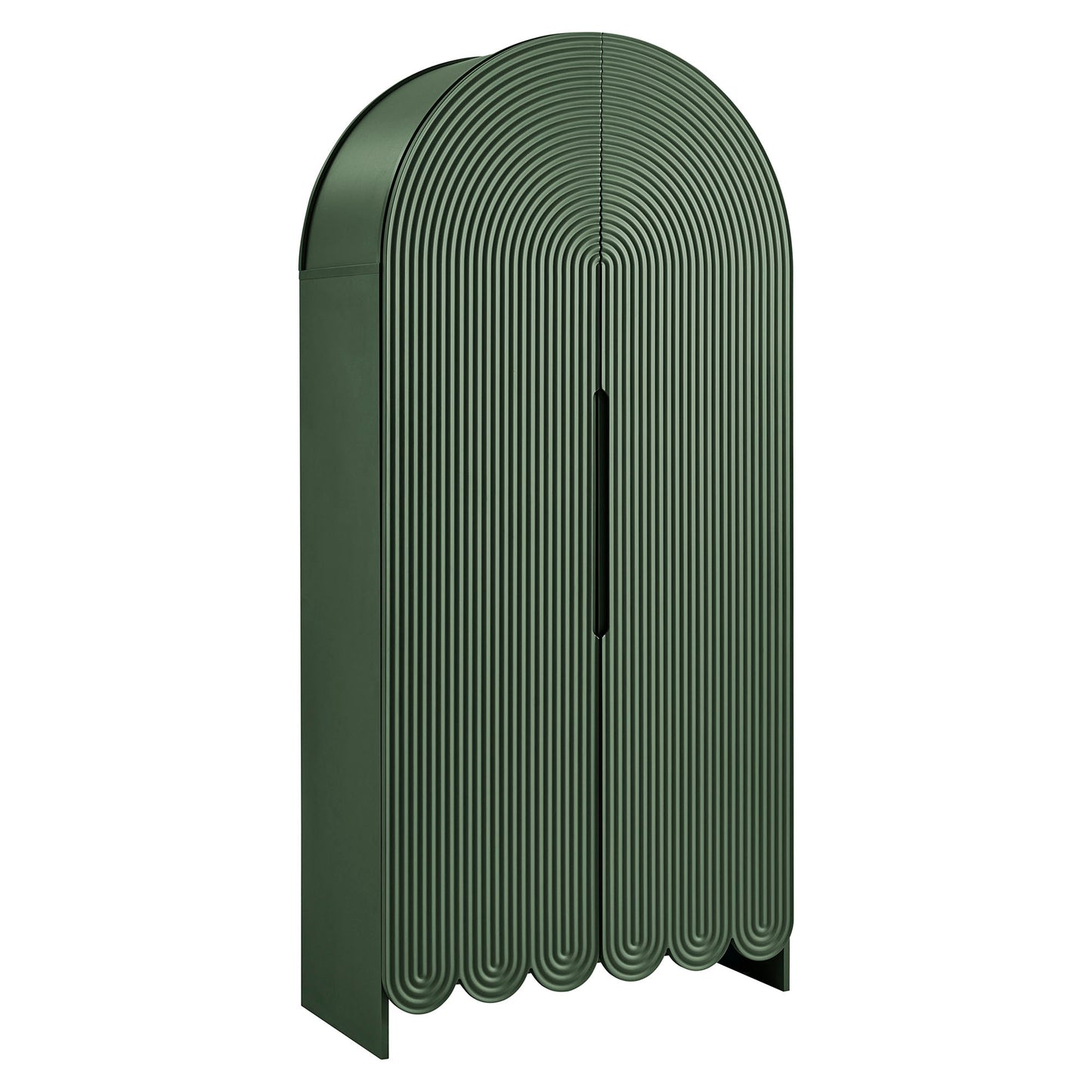 Dahlia 78 Inch Fluted and Scalloped Arched Storage Cabinet by Modway EEI-7570