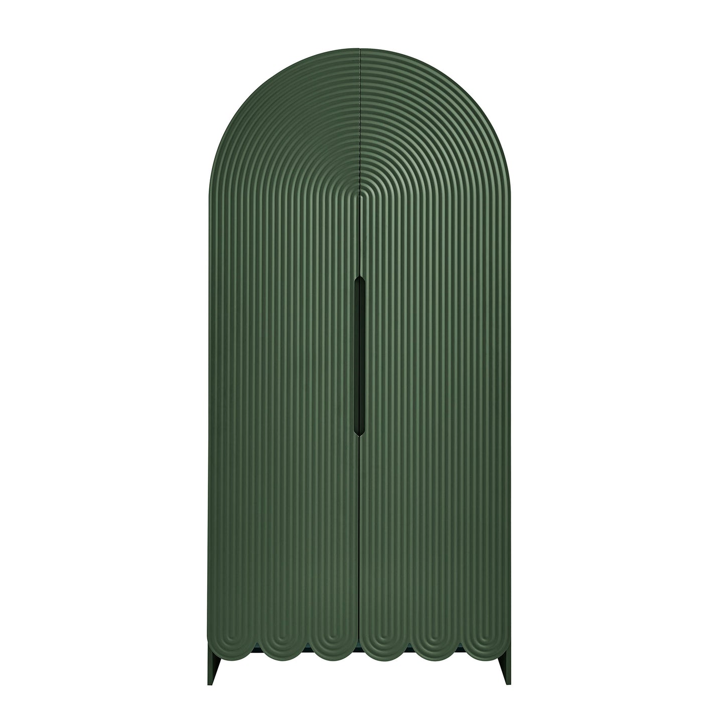 Dahlia 78 Inch Fluted and Scalloped Arched Storage Cabinet by Modway EEI-7570