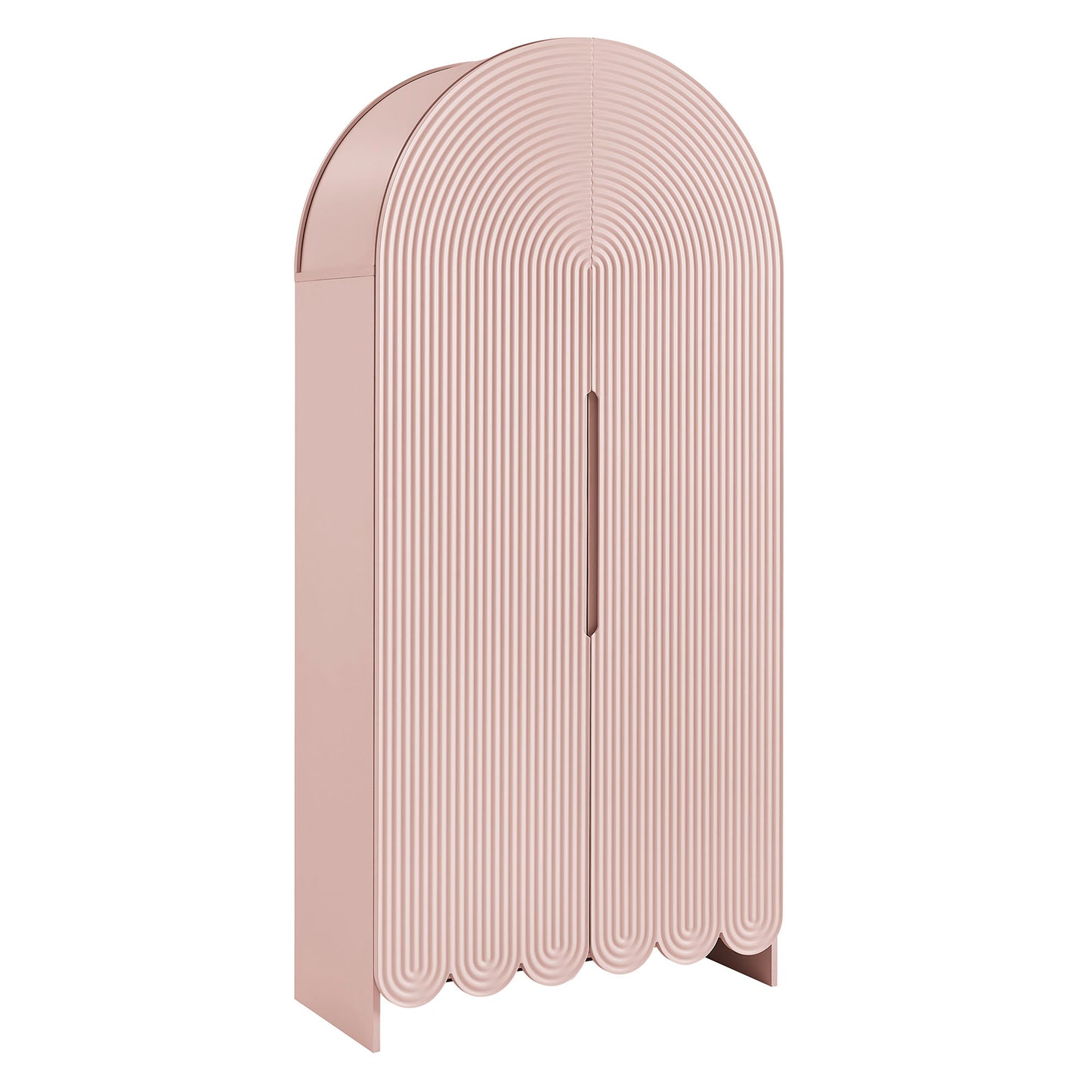 Dahlia 78 Inch Fluted and Scalloped Arched Storage Cabinet by Modway EEI-7570