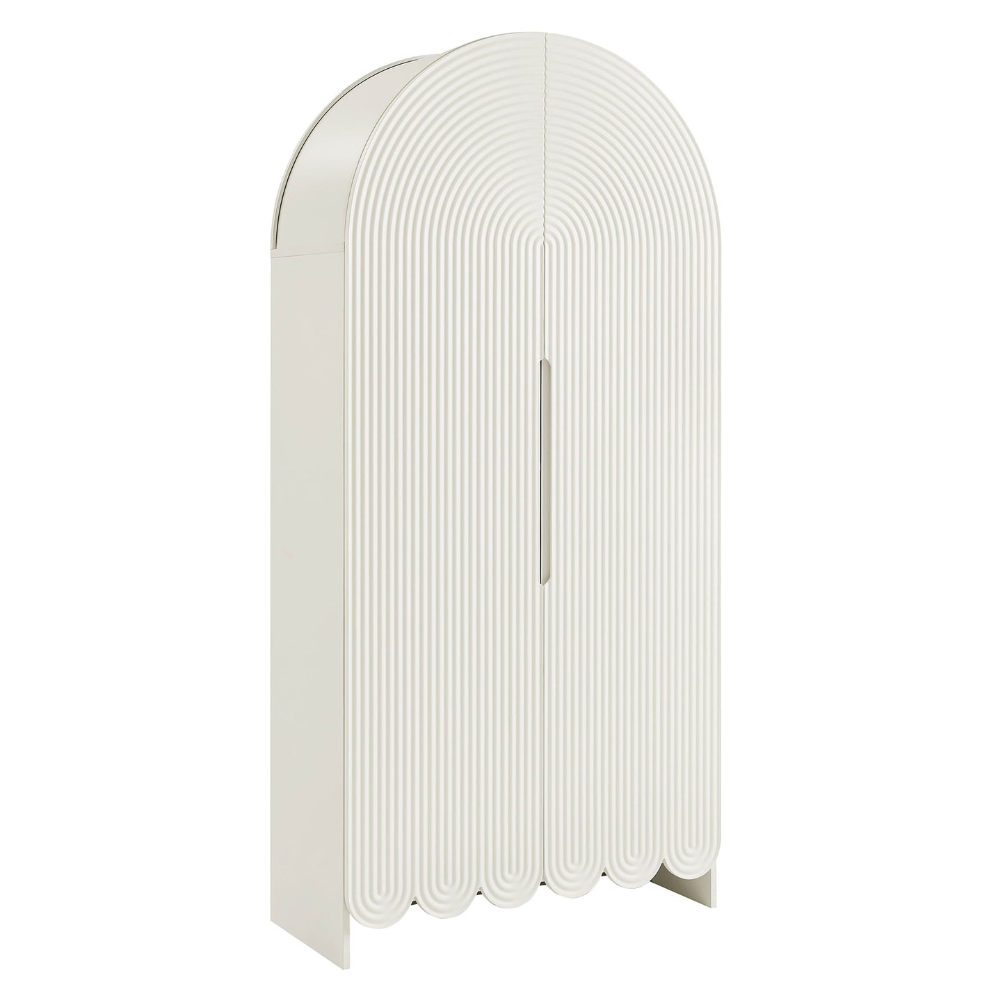 Dahlia 78 Inch Fluted and Scalloped Arched Storage Cabinet by Modway EEI-7570