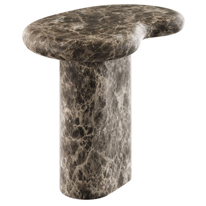Elowen Outdoor Patio Faux Marble Side Table by Modway EEI-7572