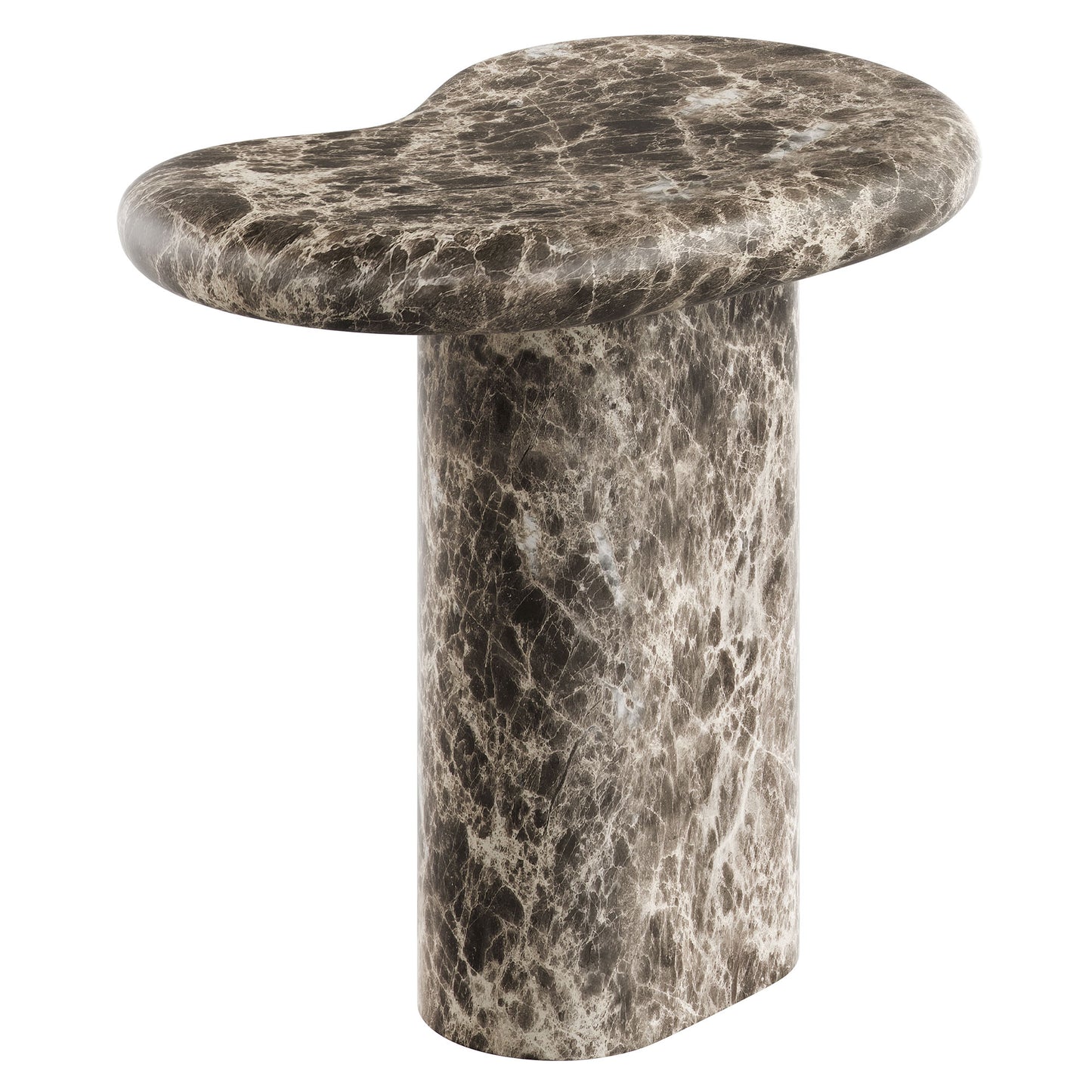 Elowen Outdoor Patio Faux Marble Side Table by Modway EEI-7572