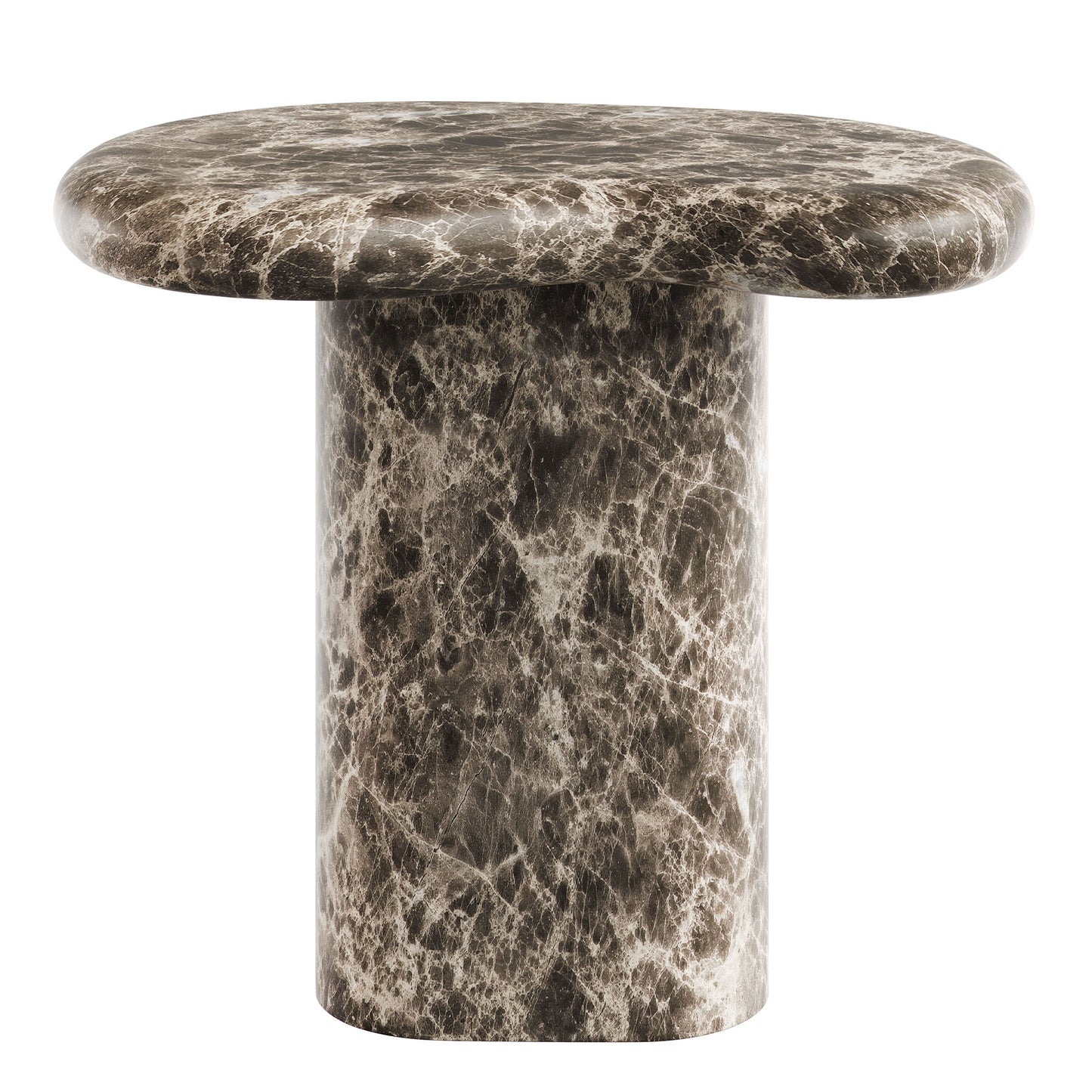 Elowen Outdoor Patio Faux Marble Side Table by Modway EEI-7572