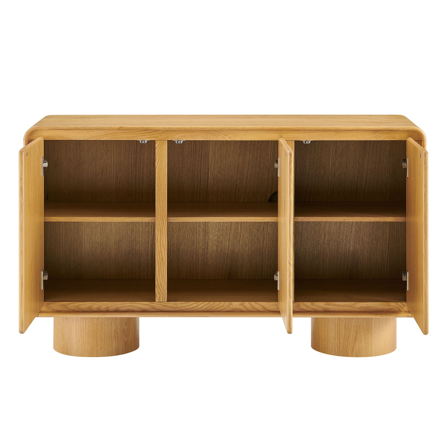 Lumo 3-Door Curved Wood Accent Cabinet by Modway EEI-7575
