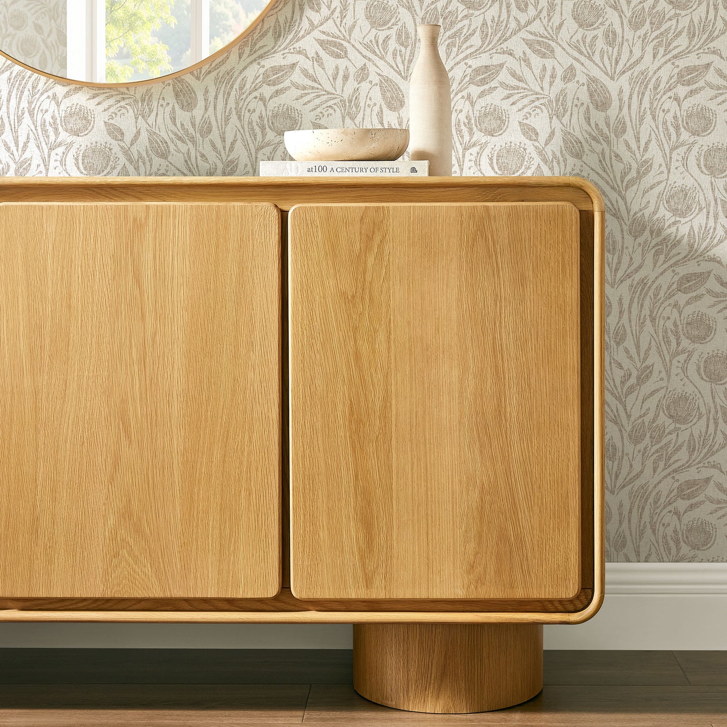 Lumo 3-Door Curved Wood Accent Cabinet by Modway EEI-7575