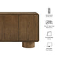 Lumo 3-Door Curved Wood Accent Cabinet by Modway EEI-7577