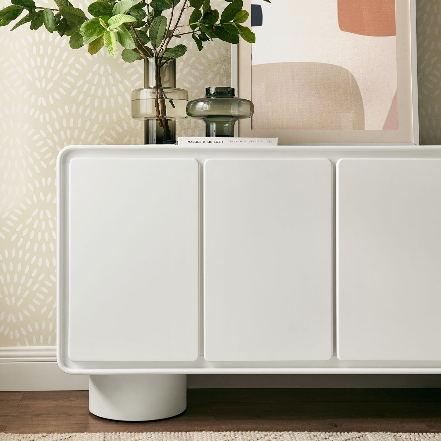 Lumo 4-Door Curved Wood Accent Cabinet by Modway EEI-7579