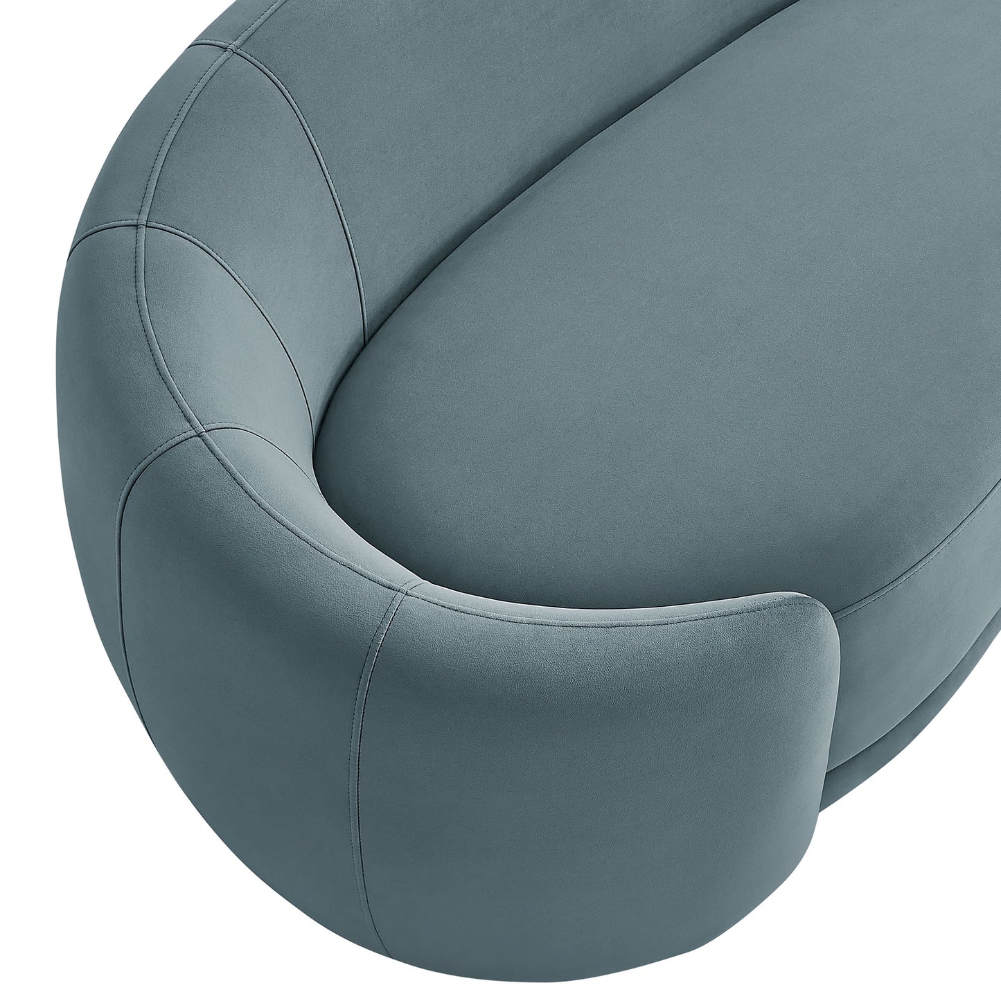 Contessa Curved Performance Velvet Sofa by Modway EEI-7581