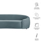 Contessa Curved Performance Velvet Sofa by Modway EEI-7581