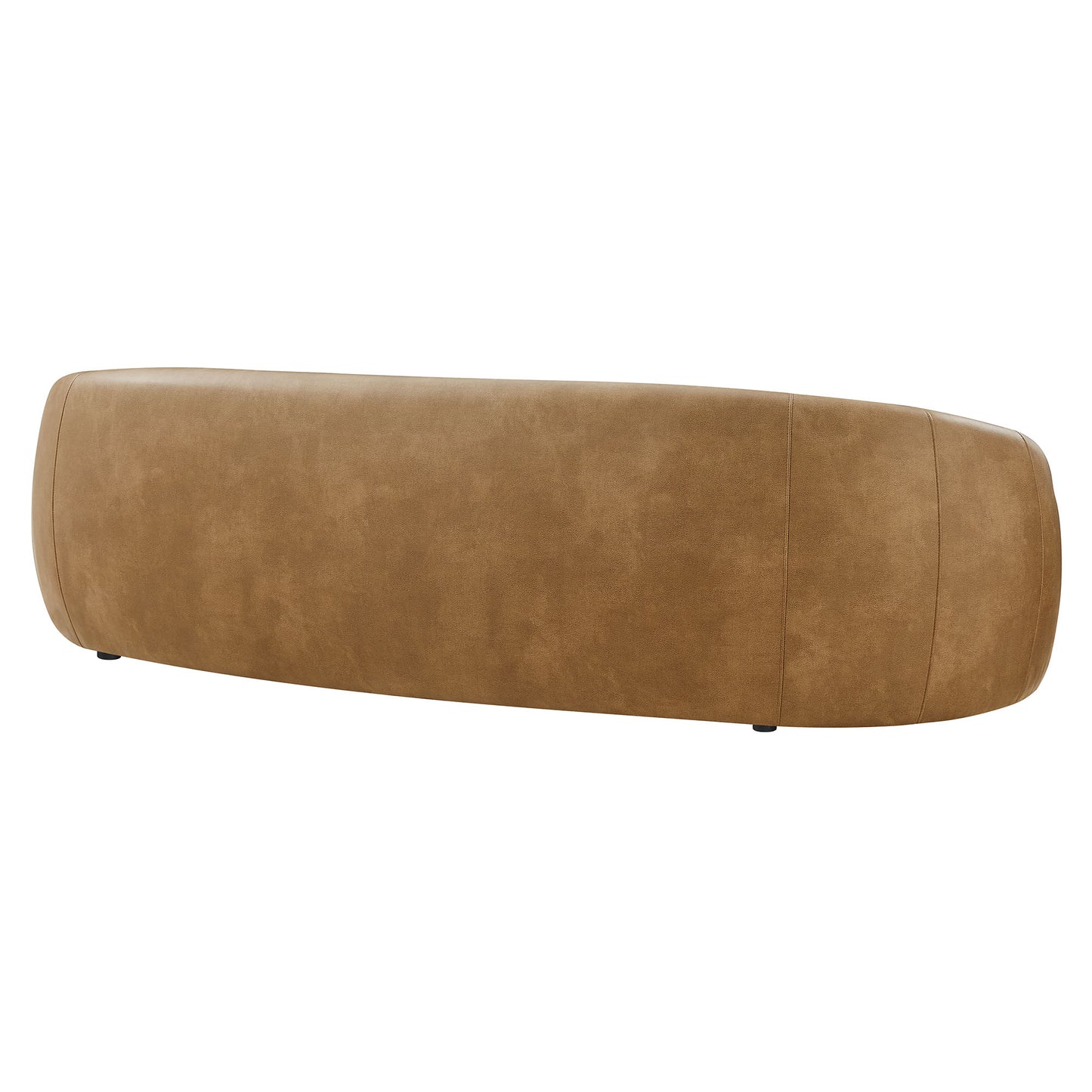 Contessa Curved Vegan Leather Sofa by Modway EEI-7582