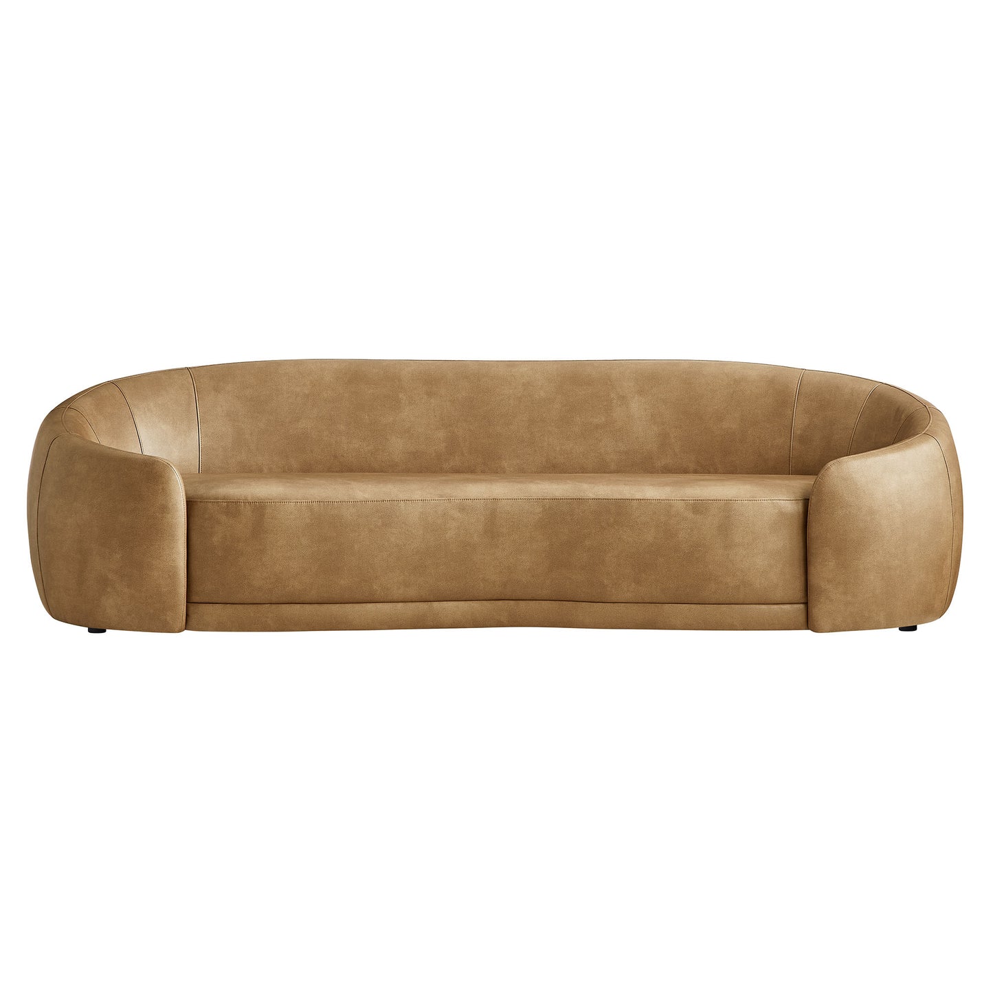 Contessa Curved Vegan Leather Sofa by Modway EEI-7582