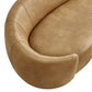 Contessa Curved Vegan Leather Sofa by Modway EEI-7582