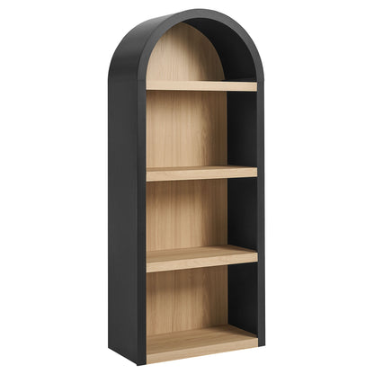 Caleb 4 Arched Display Shelf Bookcase by Modway EEI-7584