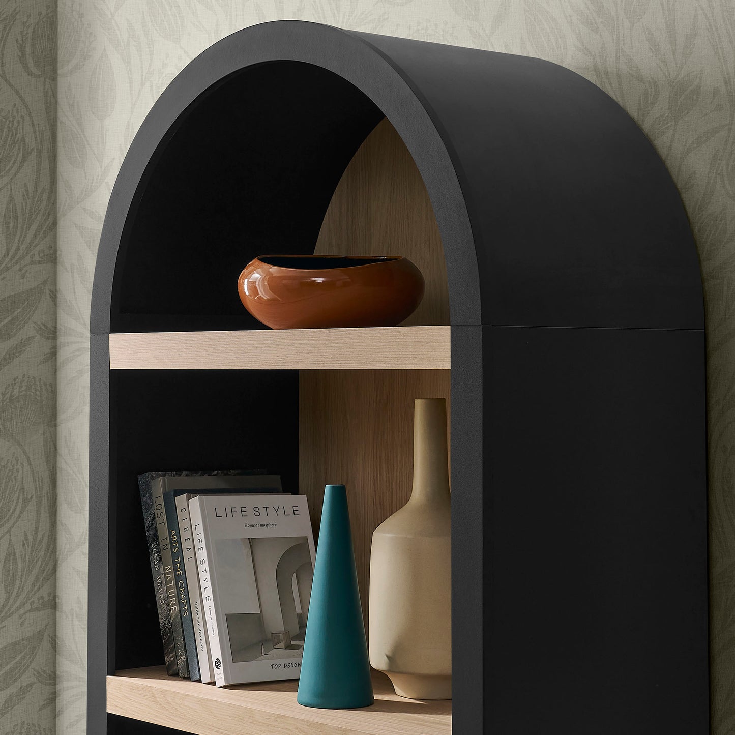Caleb 4 Arched Display Shelf Bookcase by Modway EEI-7584