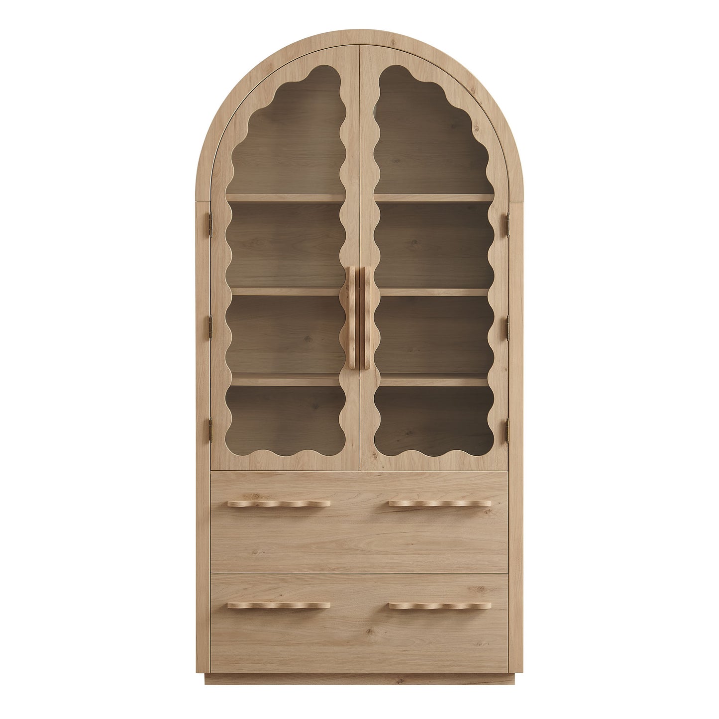 Rory 76 Inch Arched Kitchen Pantry Display Cabinet by Modway EEI-7589