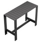 Tahoe 59 Inch Rectangle Outdoor Patio Aluminum Bar Table by Modway EEI-7593