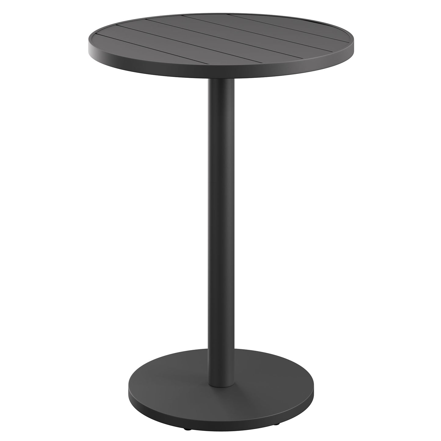 Tahoe 31 Inch Round Outdoor Patio Aluminum Bar Table by Modway EEI-7594