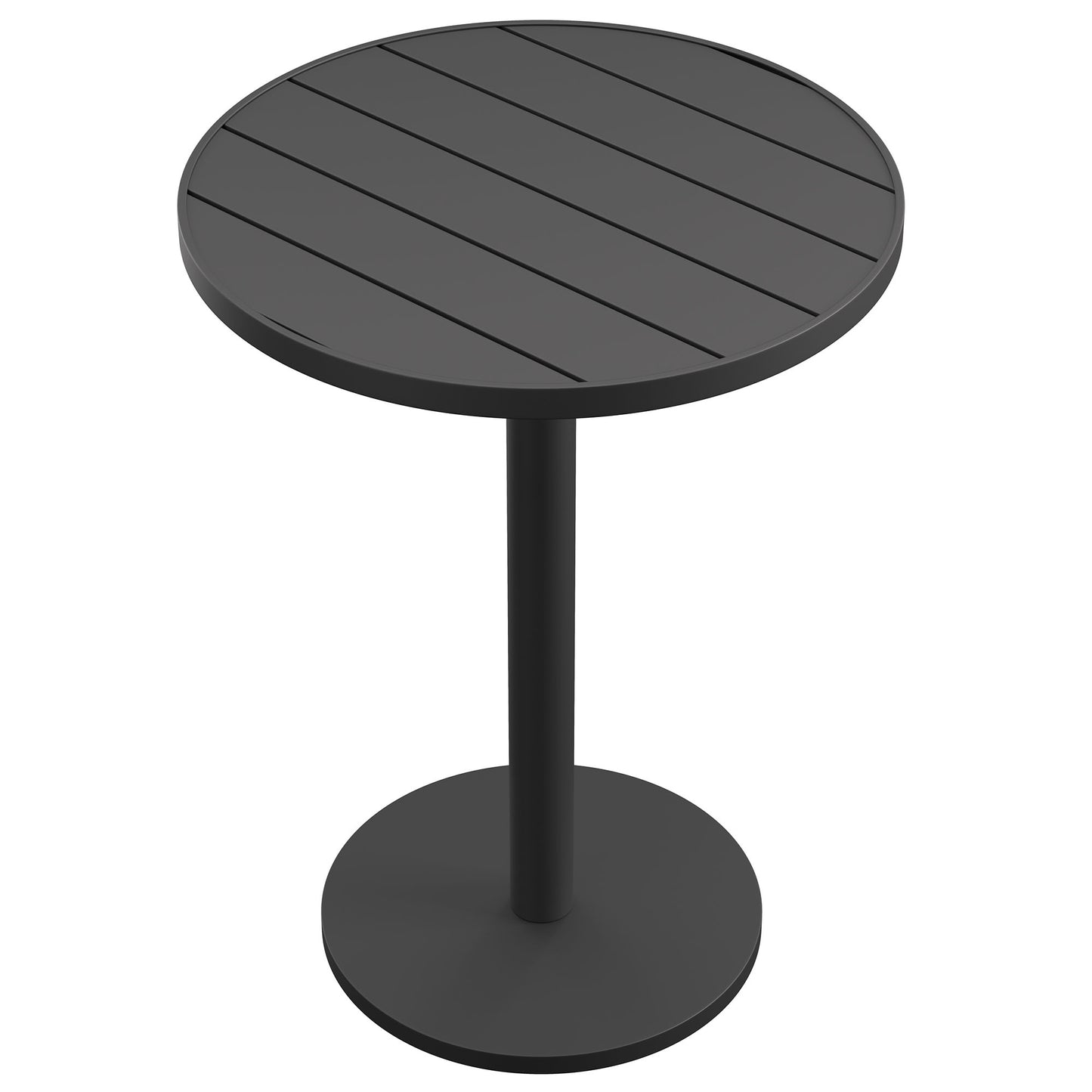 Tahoe 31 Inch Round Outdoor Patio Aluminum Bar Table by Modway EEI-7594