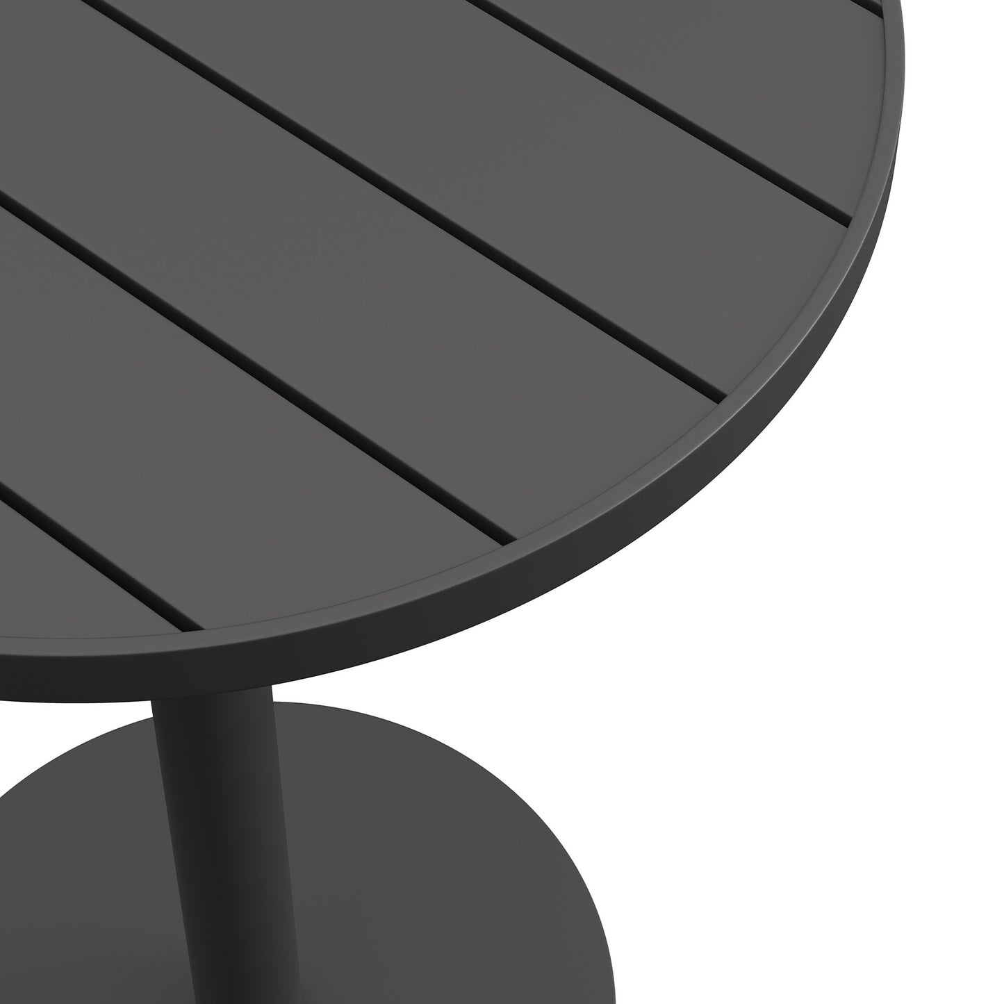 Tahoe 31 Inch Round Outdoor Patio Aluminum Bar Table by Modway EEI-7594