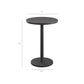 Tahoe 31 Inch Round Outdoor Patio Aluminum Bar Table by Modway EEI-7594