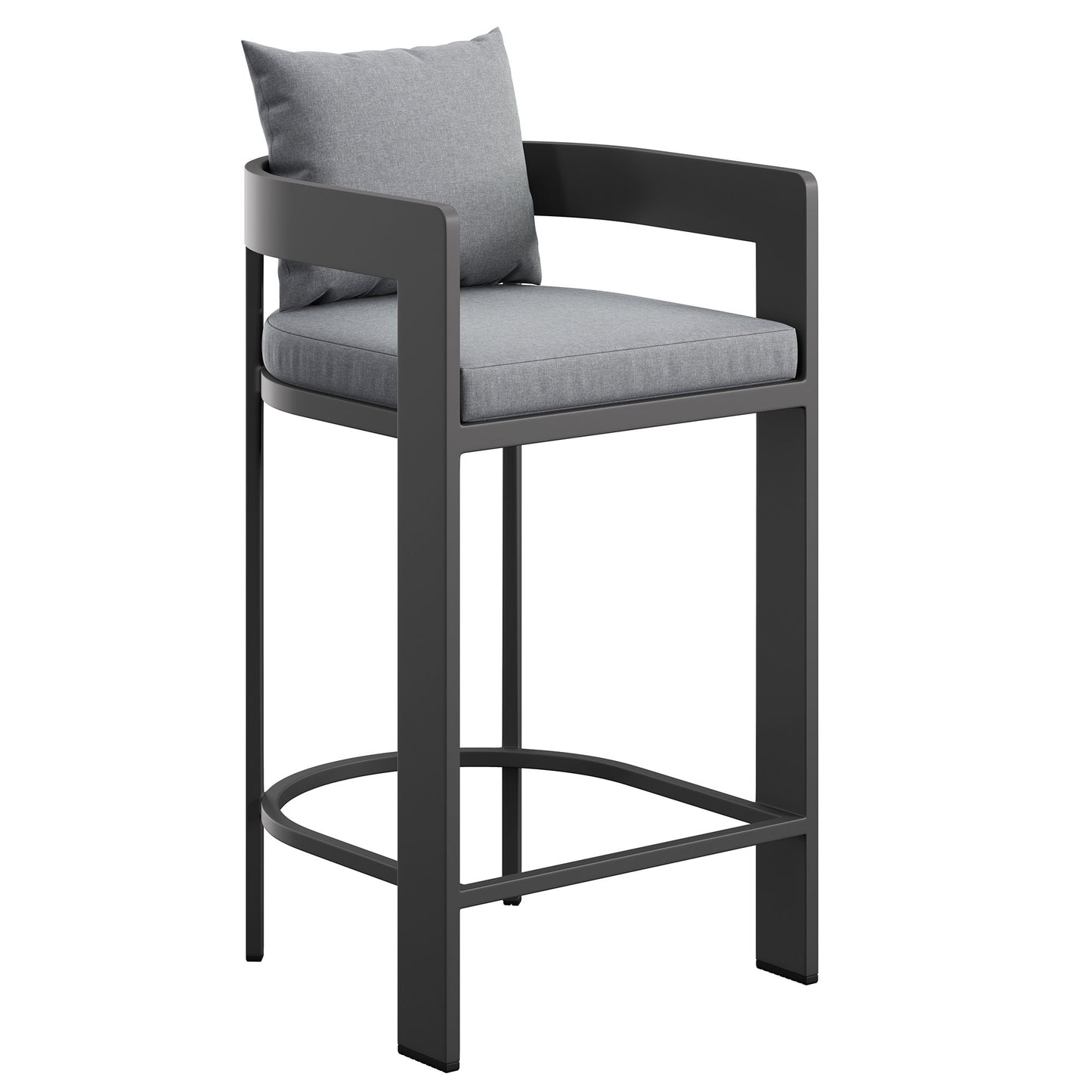 Tahoe Outdoor Patio Patio Aluminum Bar Chair by Modway EEI-7595