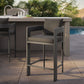 Tahoe Outdoor Patio Patio Aluminum Counter Stool by Modway EEI-7596