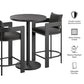 Tahoe 3-Piece Outdoor Patio Aluminum Bar Set by Modway EEI-7597