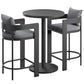 Tahoe 3-Piece Outdoor Patio Aluminum Bar Set by Modway EEI-7597