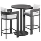 Tahoe 3-Piece Outdoor Patio Aluminum Bar Set by Modway EEI-7597
