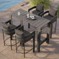 Tahoe 5-Piece Outdoor Patio Bar Table Set by Modway EEI-7599