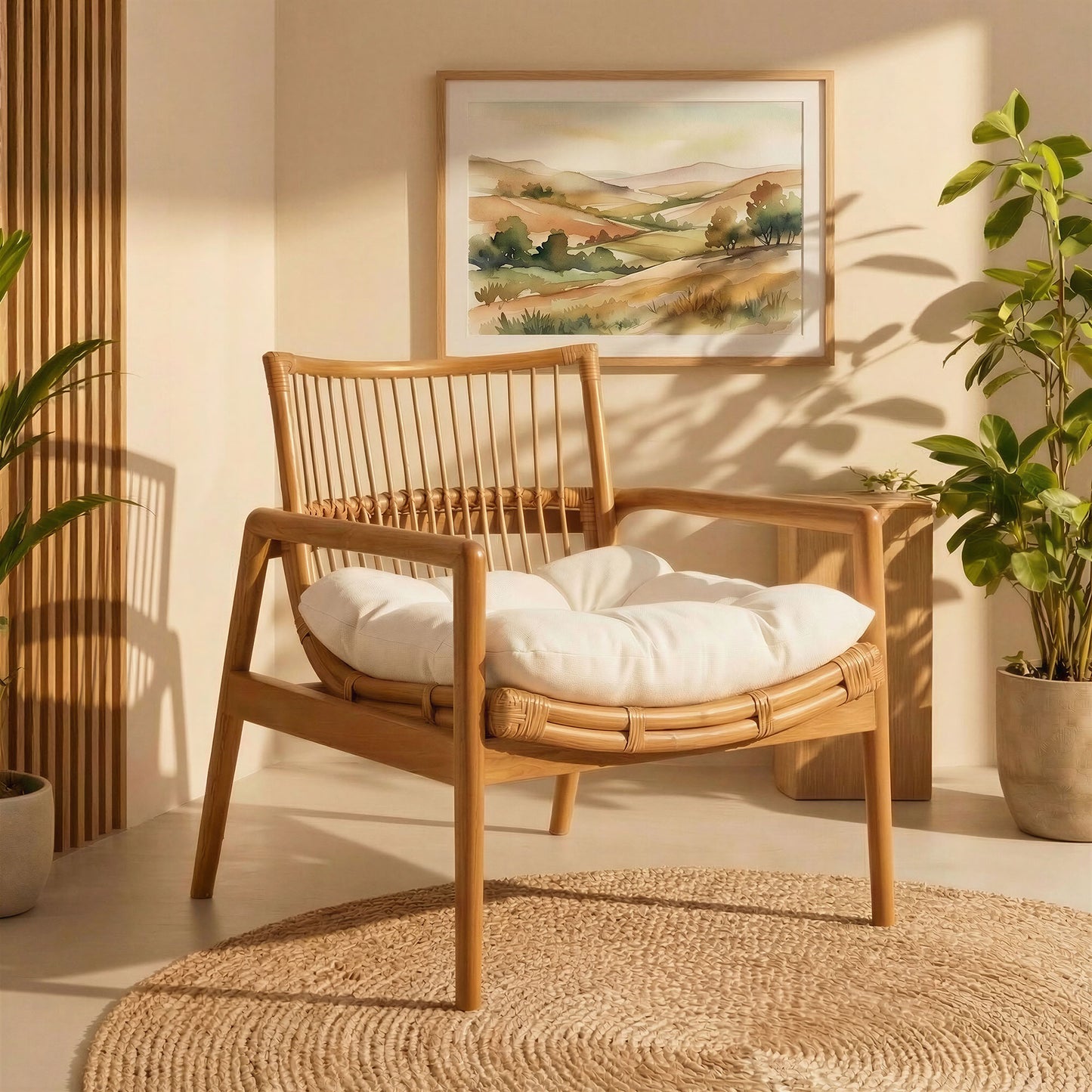 Tula Wood Rattan Lounge Chair by Modway EEI-7602