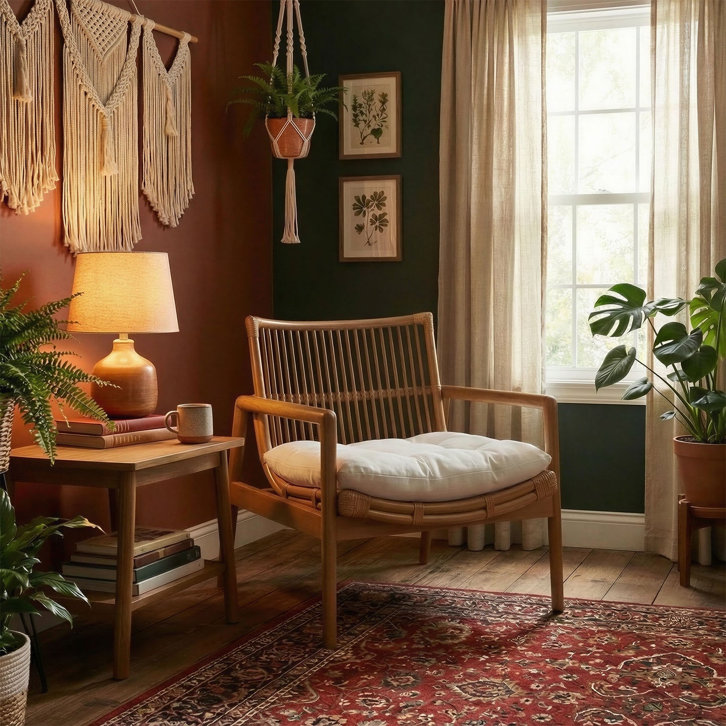 Tula Wood Rattan Lounge Chair by Modway EEI-7602