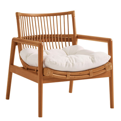 Tula Wood Rattan Lounge Chair by Modway EEI-7602