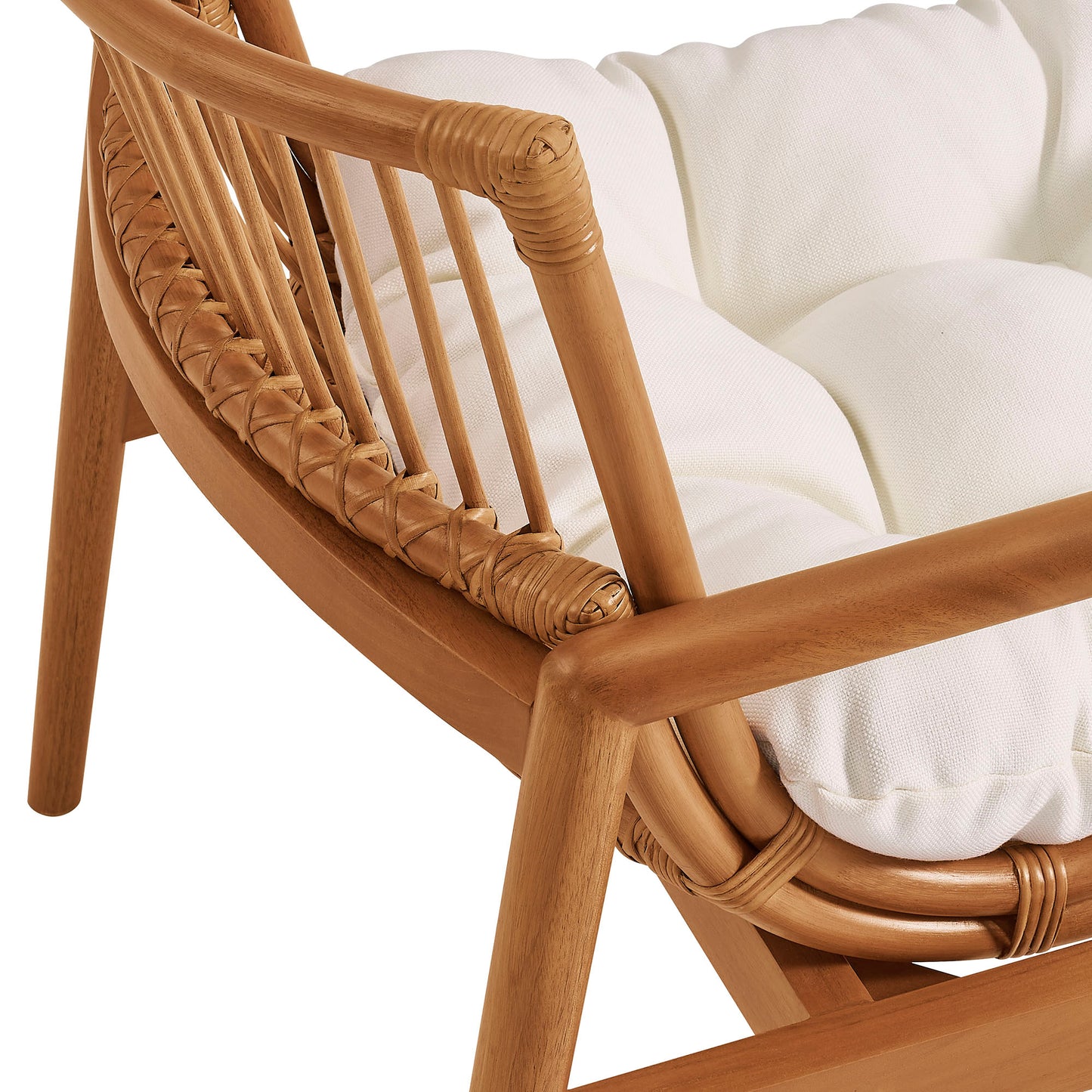 Tula Wood Rattan Lounge Chair by Modway EEI-7602