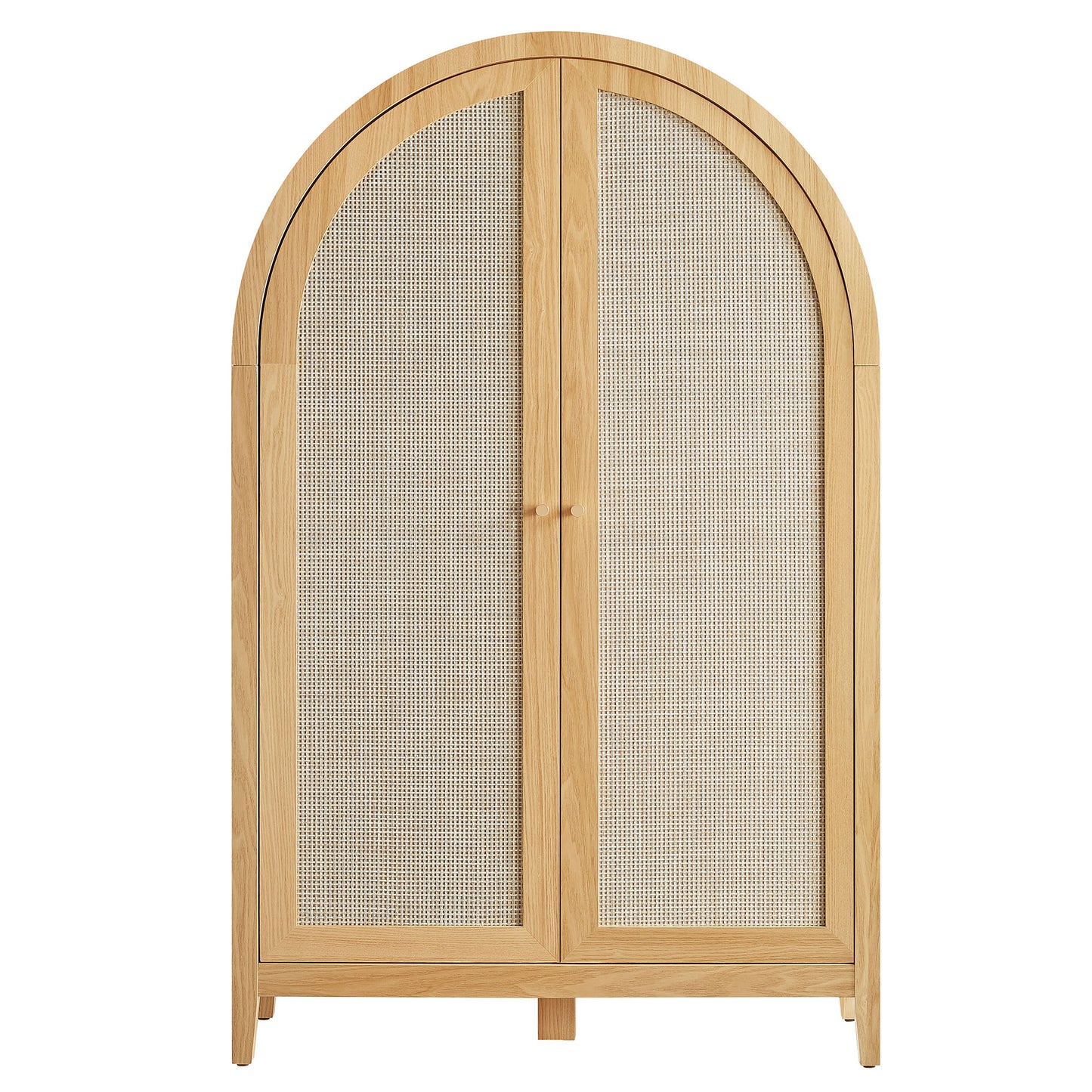 Calista 63 Inch Arched Storage Cabinet With Folding Desk by Modway EEI-7604